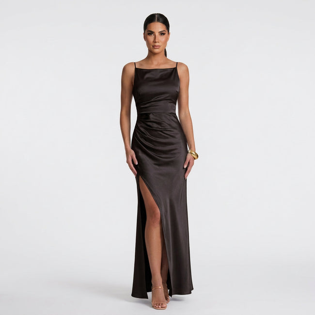 Vestido Maxi Elegante feminino