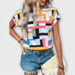 Blusa de manga curta feminino