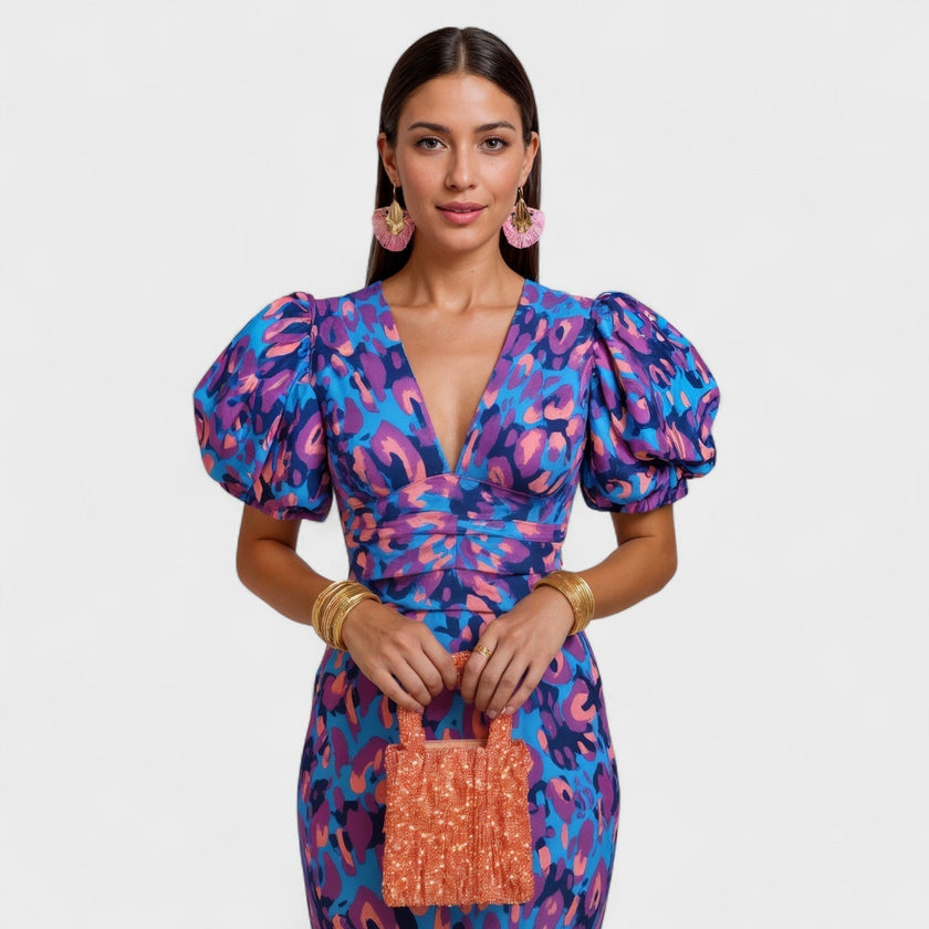 Vestido Fuego Tropical feminino