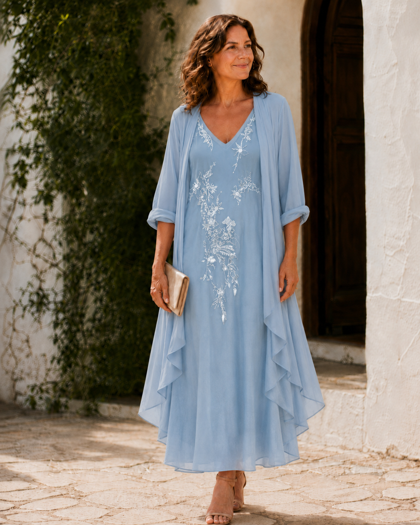 Célia | Vestido Romântico em Renda