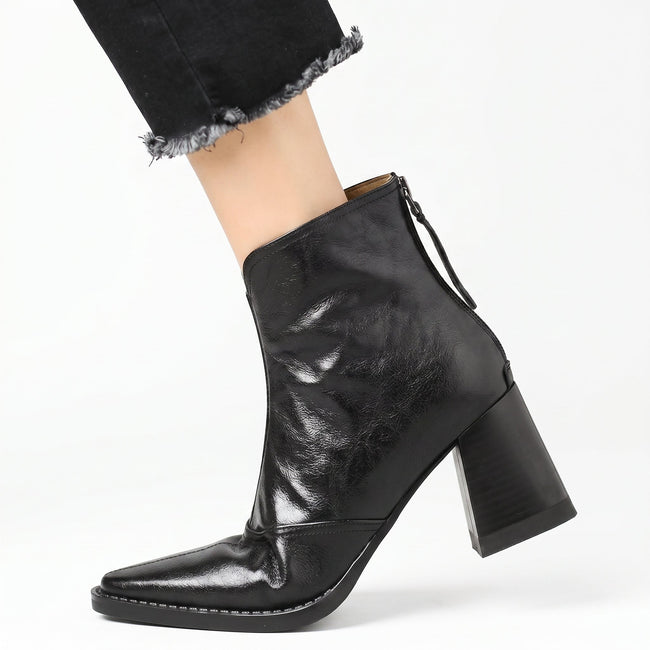 Anaïs – Botins de salto médio e linhas elegantes