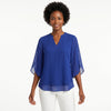 Francisca | Blusa com Mangas de Folhos