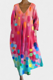 Vestido Fluido com Estampa feminino