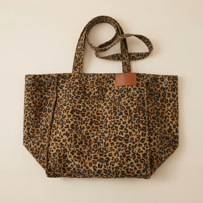 Lysara | Mala Shopper com Padrão Animal