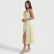 Vestido Maxi Elegante feminino