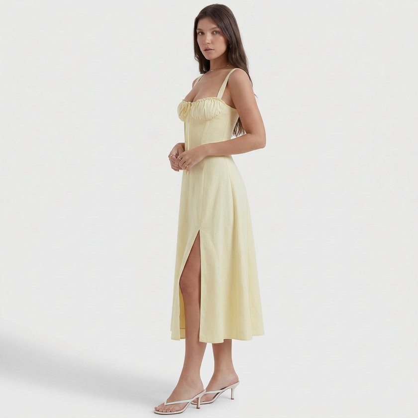 Vestido Maxi Elegante feminino