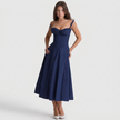 Vestido Maxi Elegante feminino