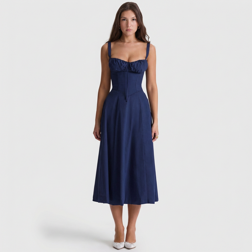 Vestido Maxi Elegante feminino
