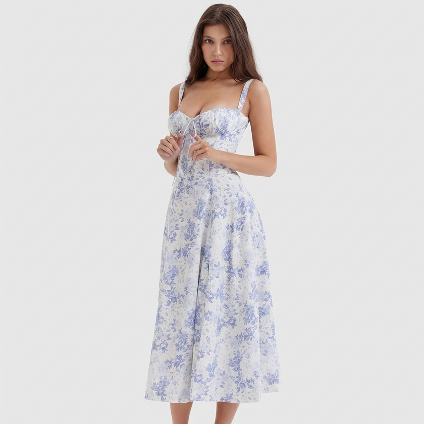 Vestido Maxi Elegante feminino