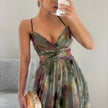 Vestido Maxi Com Estampado Floral feminino