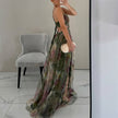 Vestido Maxi Com Estampado Floral feminino