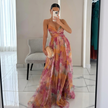 Vestido Maxi Com Estampado Floral feminino