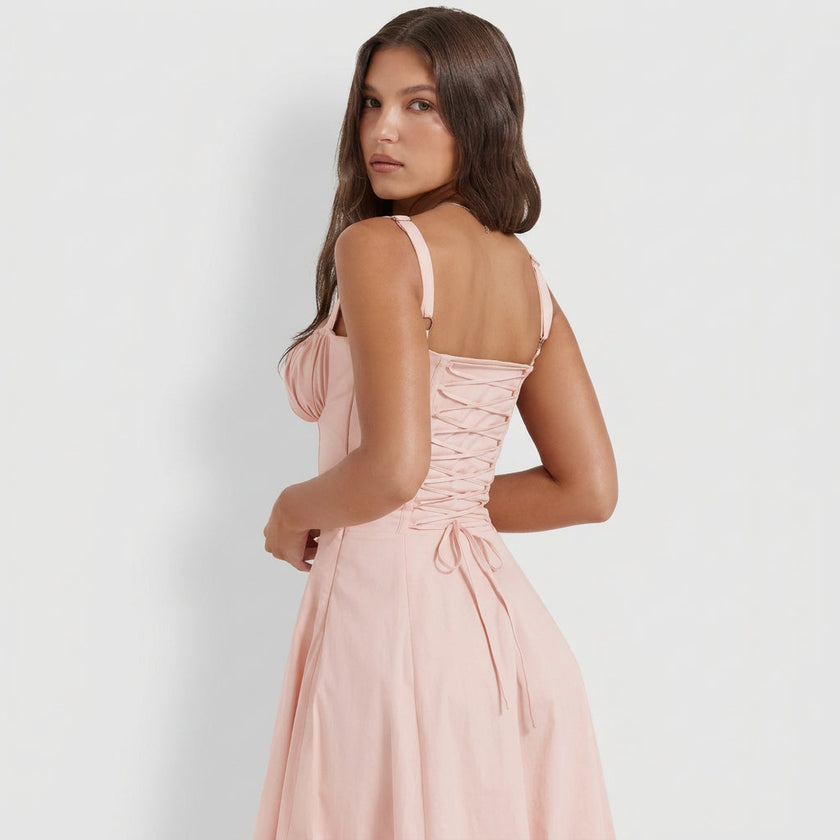 Vestido Maxi Elegante feminino