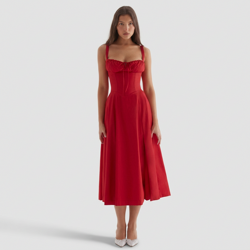 Vestido Maxi Elegante feminino