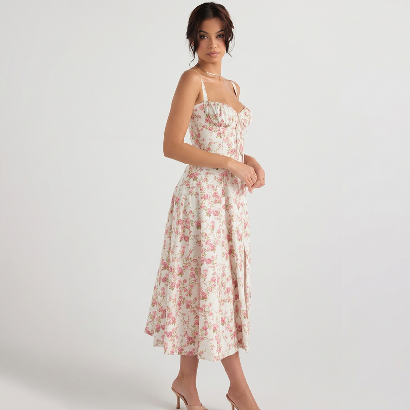 Vestido Maxi Elegante feminino