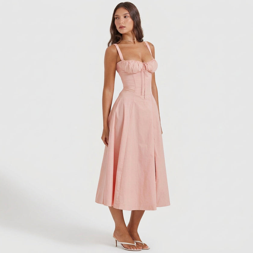 Vestido Maxi Elegante feminino