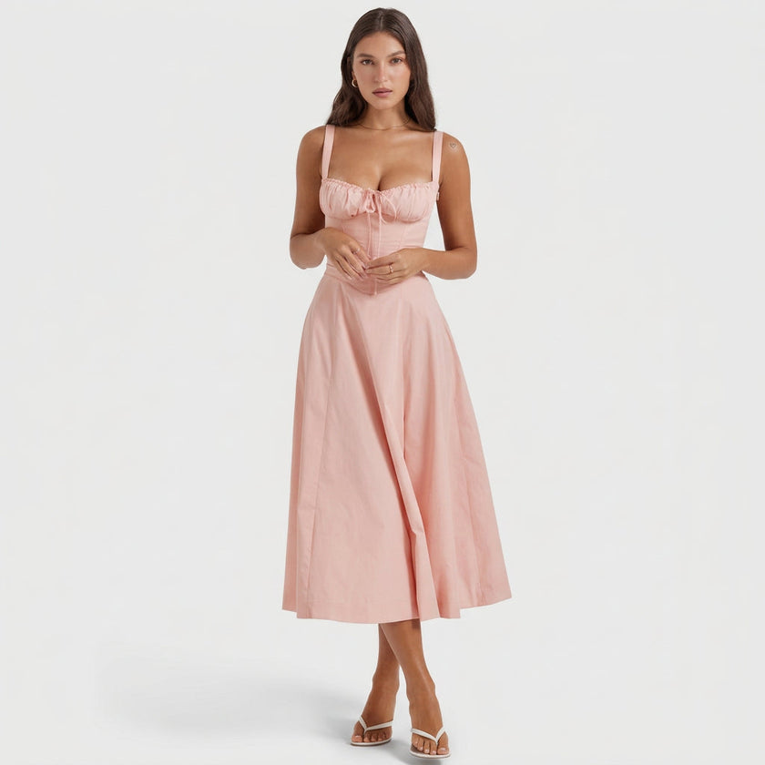 Vestido Maxi Elegante feminino