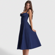 Vestido Maxi Elegante feminino