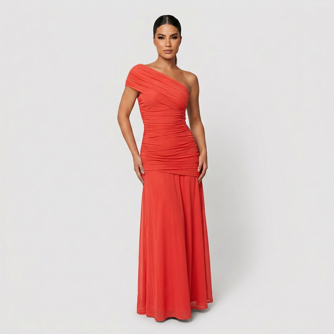 Vestido Maxi Elegante feminino