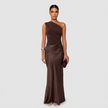Vestido Maxi Elegante feminino