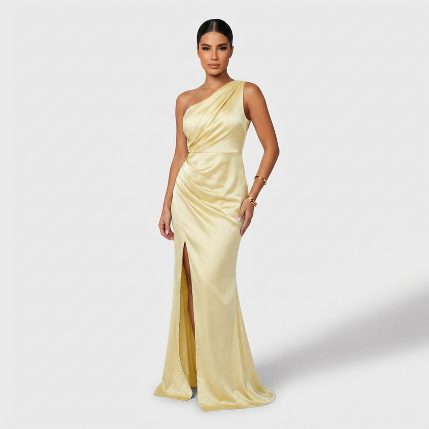 Vestido Maxi Elegante feminino