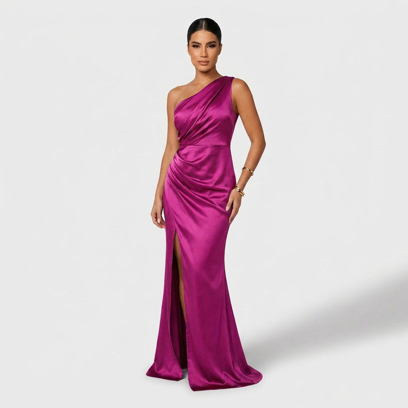Vestido Maxi Elegante feminino