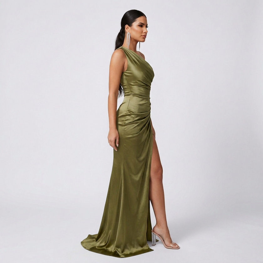 Vestido Maxi Elegante feminino