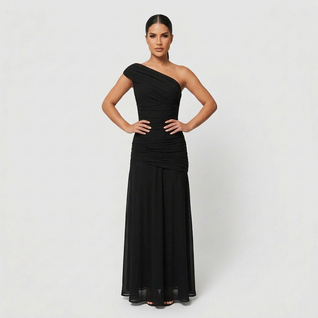 Vestido Maxi Elegante feminino