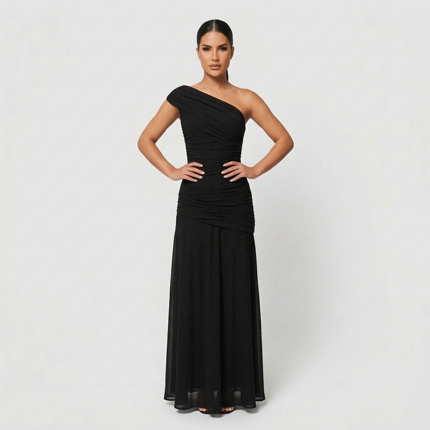 Vestido Maxi Elegante feminino