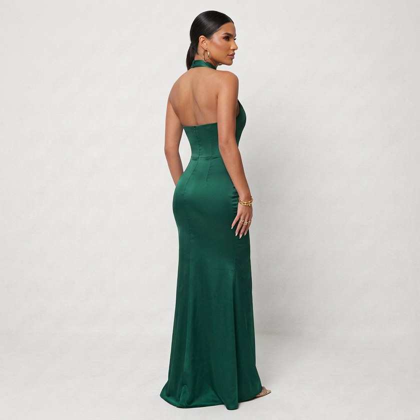 Vestido Maxi Elegante feminino