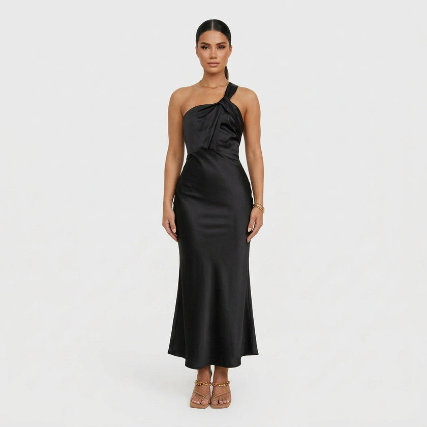 Vestido Maxi Elegante feminino