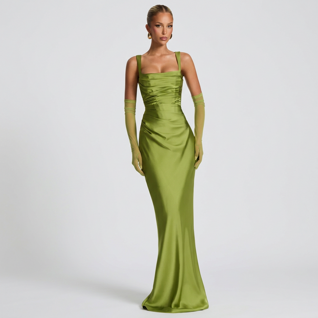 Vestido Maxi Elegante feminino