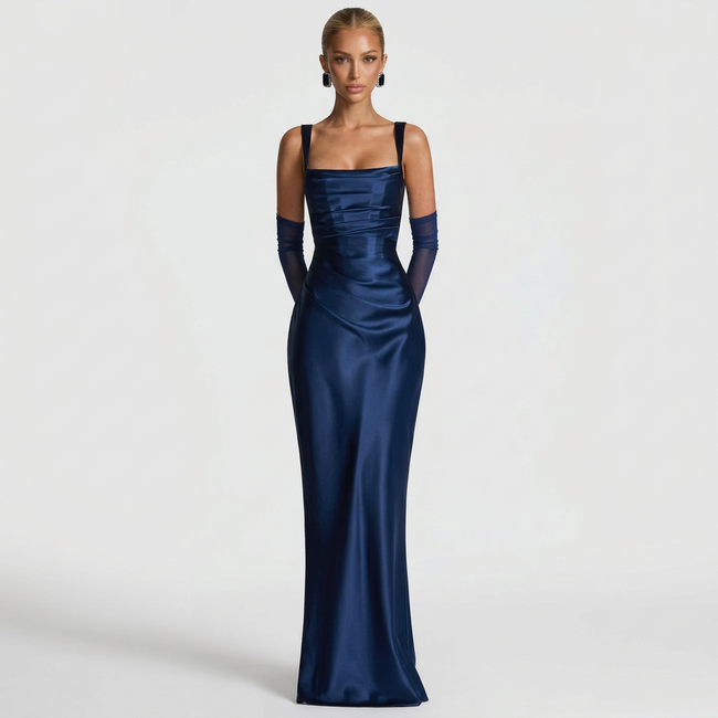 Vestido Maxi Elegante feminino