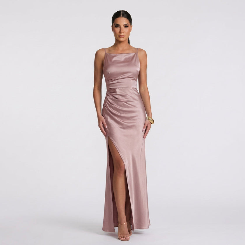 Vestido Maxi Elegante feminino