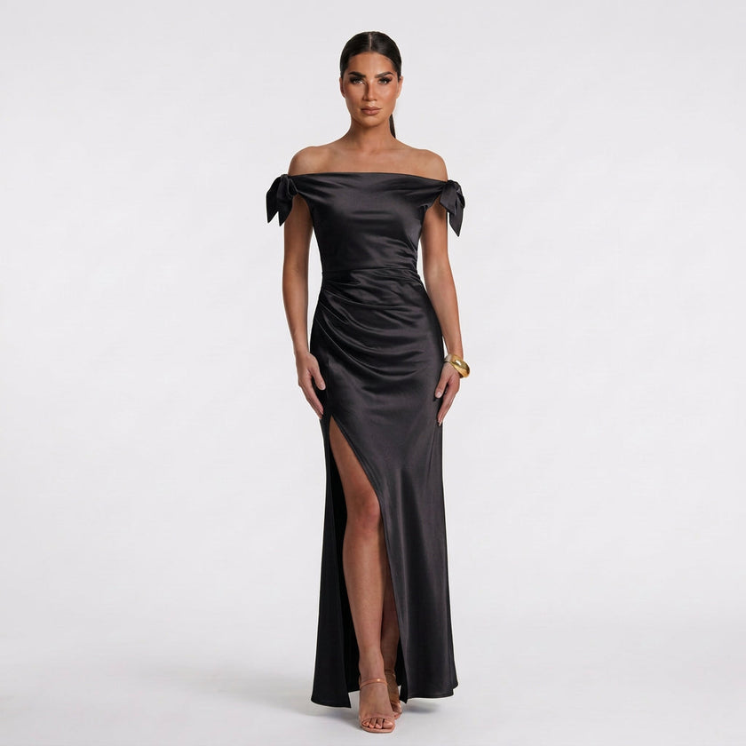 Vestido Maxi Elegante feminino