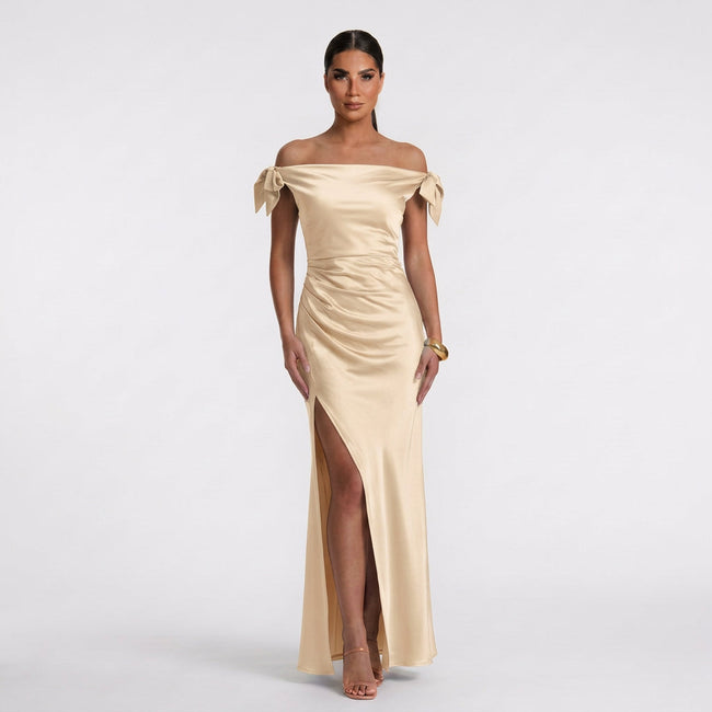 Vestido Maxi Elegante feminino