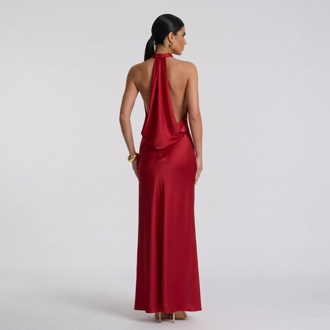 Vestido Maxi Elegante feminino