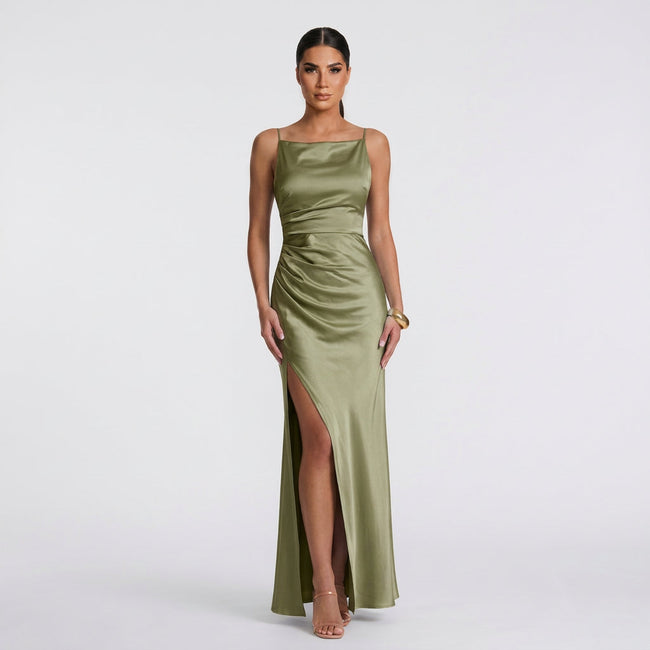 Vestido Maxi Elegante feminino