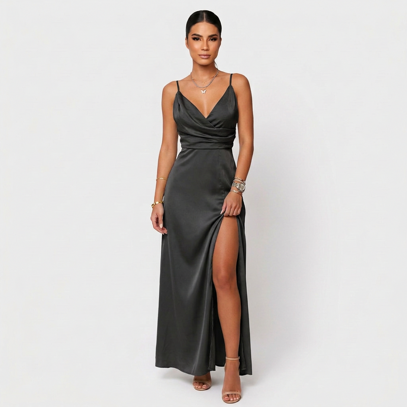 Vestido Maxi Elegante feminino