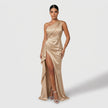 Vestido Maxi Elegante feminino