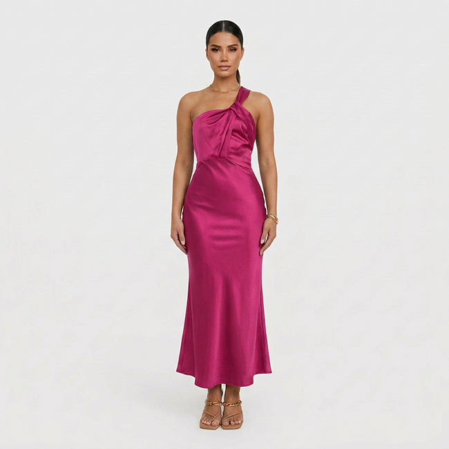 Vestido Maxi Elegante feminino