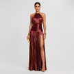 Vestido Maxi Elegante feminino