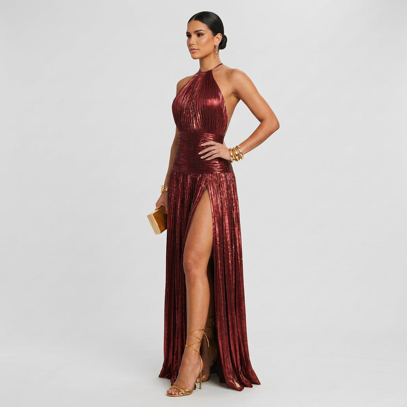 Vestido Maxi Elegante feminino