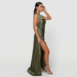 Vestido Maxi Elegante feminino