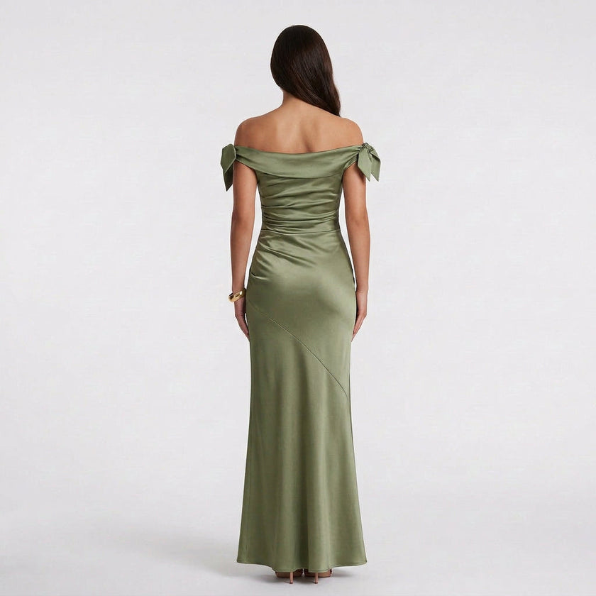 Vestido Maxi Elegante feminino