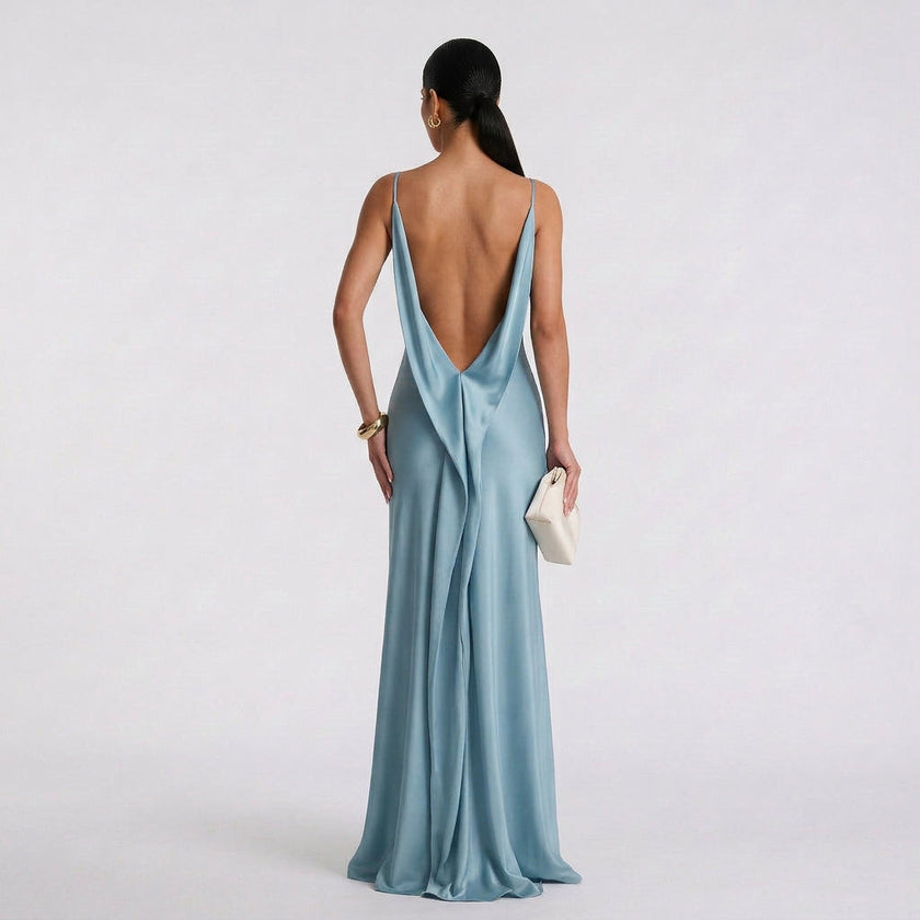 Vestido Maxi Elegante feminino