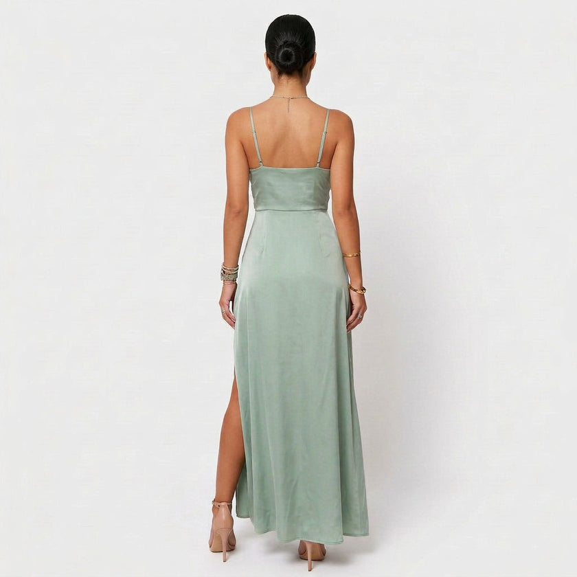 Vestido Maxi Elegante feminino