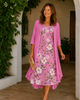 Solene | Vestido Floral em Camadas