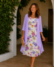 Solene | Vestido Floral em Camadas