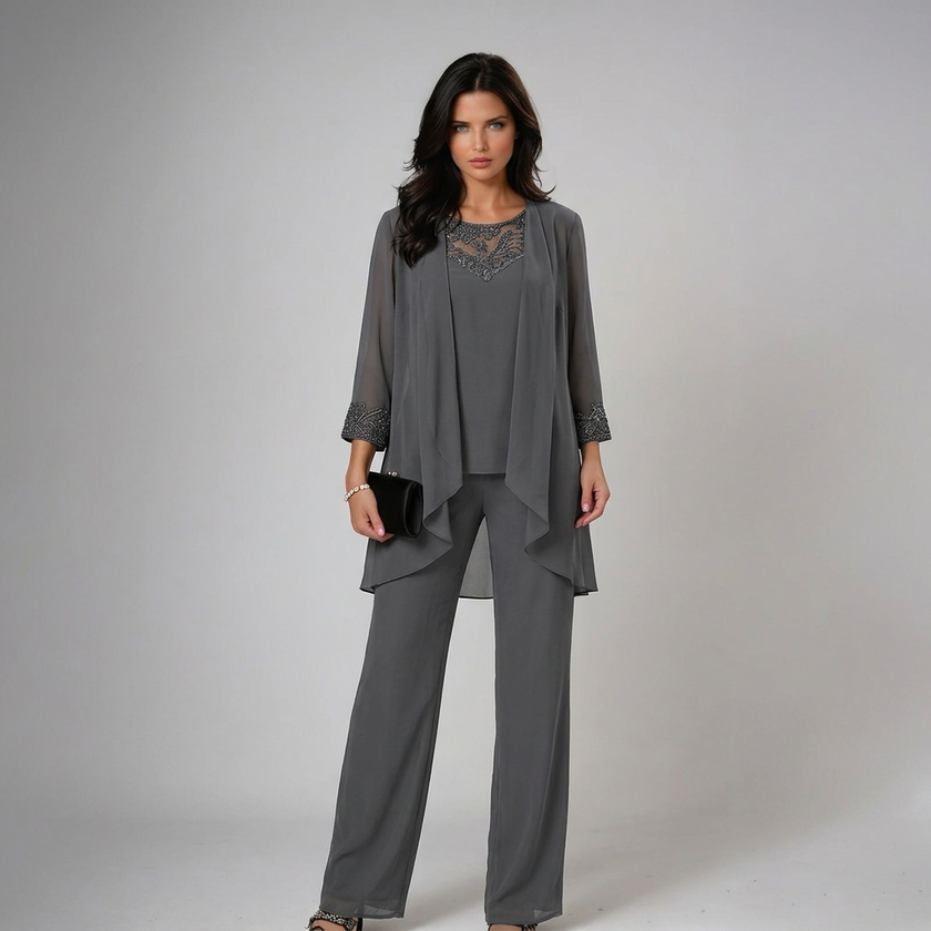 Iva - Conjunto Elegante de Três Peças